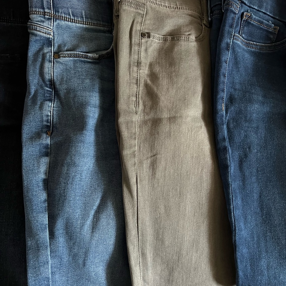 Nine West Women's Skinny Jeans in Blue and Tan